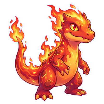 Cinderlith - Fire-type Soltokemon