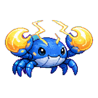 Ampcrab - Electric-type Soltokemon