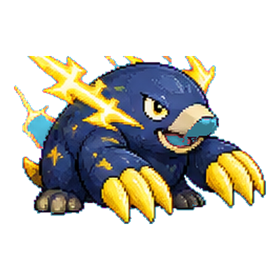 Thundermole - Electric-type Soltokemon
