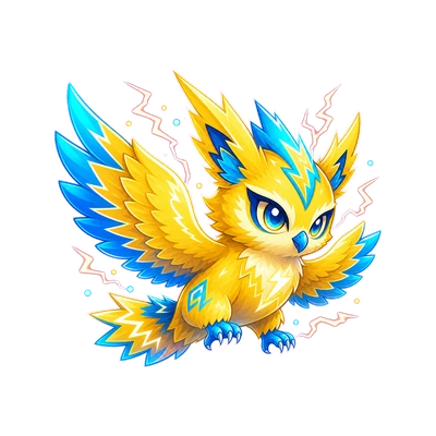 Voltowl - Electric-type Soltokemon