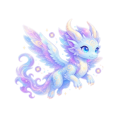 Glimmerdrake - Etherial-type Soltokemon