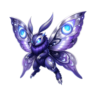 Mirrormoth - Etherial-type Soltokemon