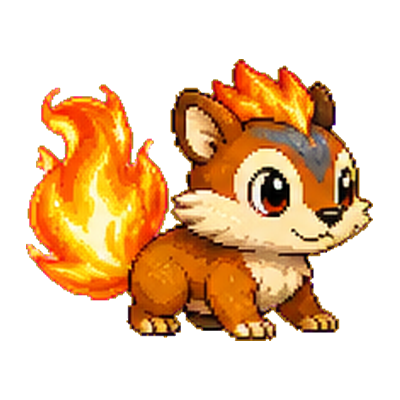Blazemunk - Fire-type Soltokemon