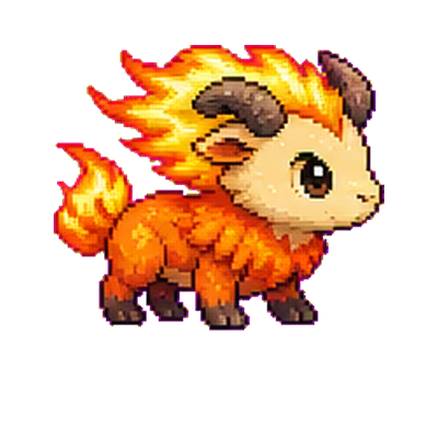 Flaretuft - Fire-type Soltokemon
