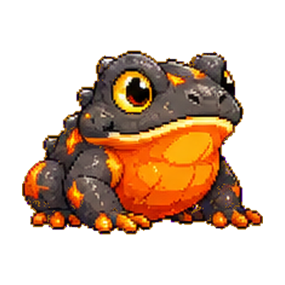 Lavafrog - Fire-type Soltokemon