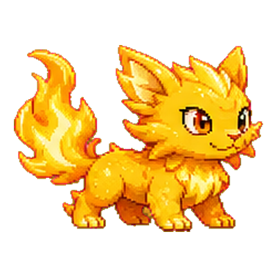 Solarcat - Fire-type Soltokemon