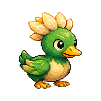 Bloomduck - Grass-type Soltokemon