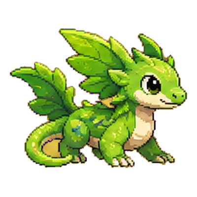 Leafdrake - Grass-type Soltokemon