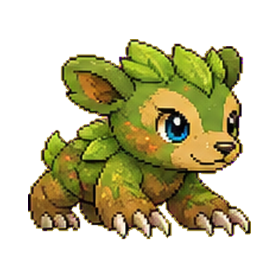 Rootcub - Grass-type Soltokemon
