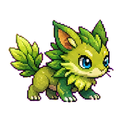Spriglynx - Grass-type Soltokemon