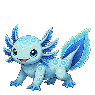 Aquaphase, a Water-type Soltokemon