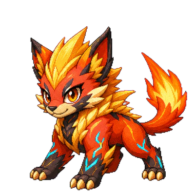 Cindervolt, Fire