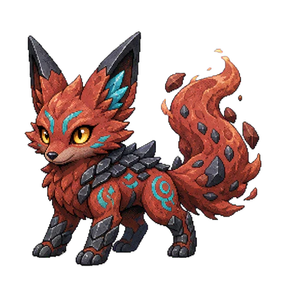Rustwisp, a Martian-type Soltokemon