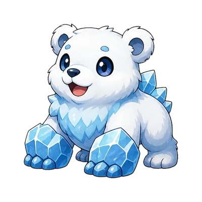 Glaciercub - Ice-type Soltokemon