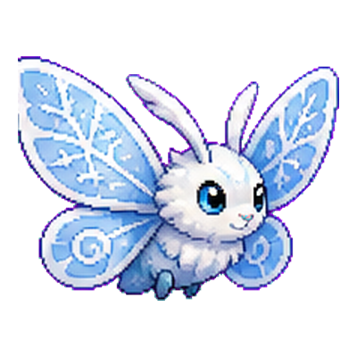 Glazemoth - Ice-type Soltokemon