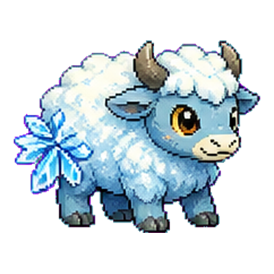 Snowcalf - Ice-type Soltokemon