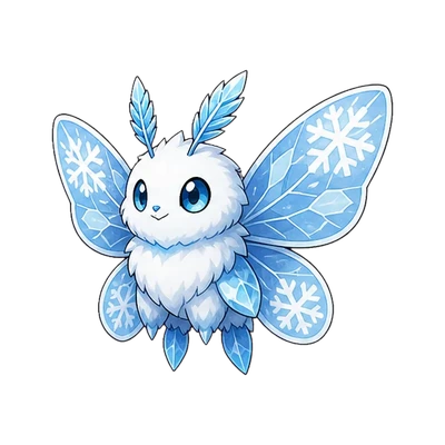 Snowmoth - Ice-type Soltokemon