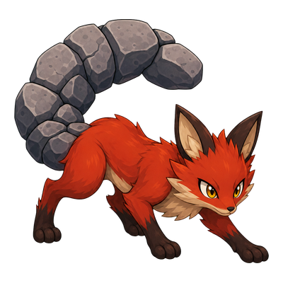 Basaltail - Martian-type Soltokemon