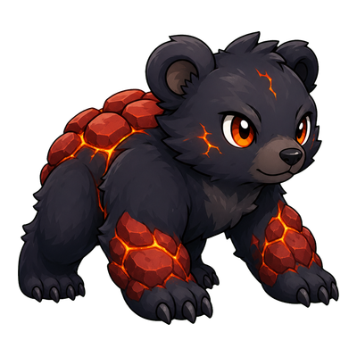 Cindercub - Martian-type Soltokemon