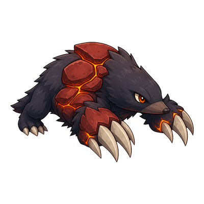 Magmole - Martian-type Soltokemon
