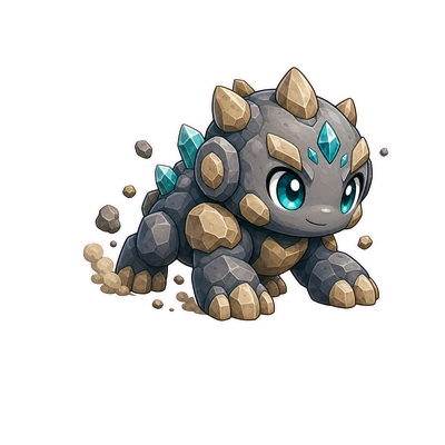 Cragcub - Rock-type Soltokemon