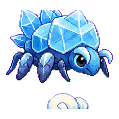 Crystapod - Rock-type Soltokemon