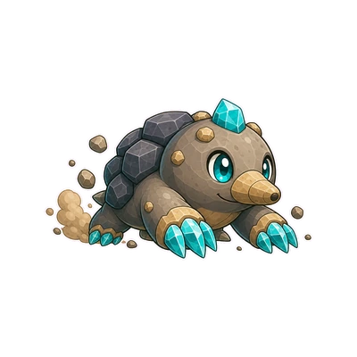 Gemmole - Rock-type Soltokemon