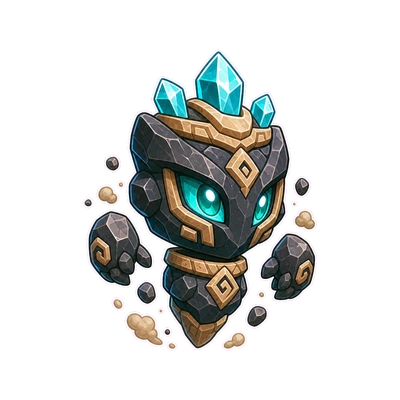 Obsidol - Rock-type Soltokemon