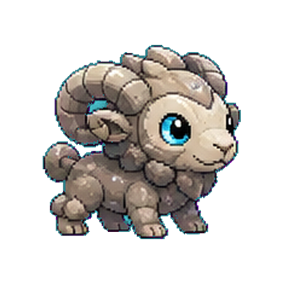 Pebbram - Rock-type Soltokemon