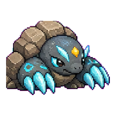 Runemole - Rock-type Soltokemon