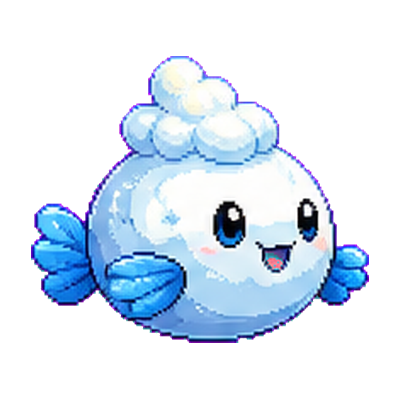 Foamling - Water-type Soltokemon