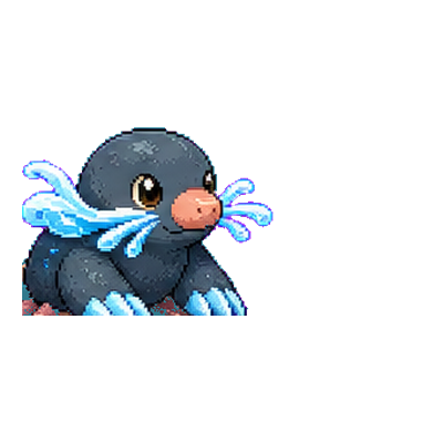 Mistmole - Water-type Soltokemon