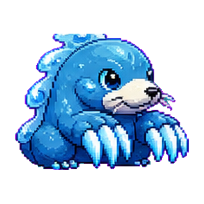 Rainmole - Water-type Soltokemon