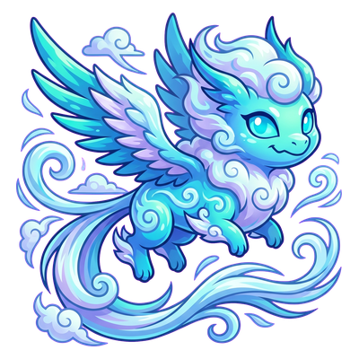 Galewyrm - Wind-type Soltokemon